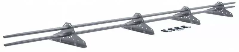 Снегозадержатель трубчатый Grand Line Snow Kit 3 м. RAL 9006 Бело-алюминиевый купить в екатеринбурге