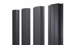 Штакетник Grand Line П -образный А 0,5 Satin RAL 9005 Черный. Цена: 97 руб. Артикул: Pobraz_82