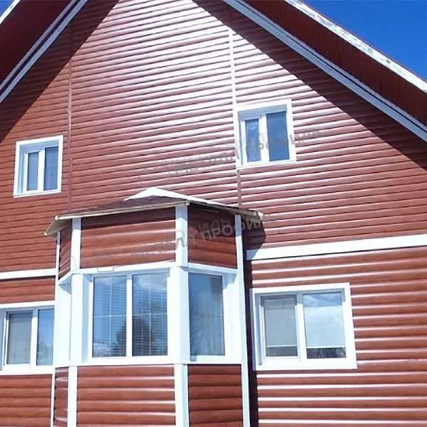 Сайдинг МЕТАЛЛ ПРОФИЛЬ Lбрус-XL-Н-14х335 (ECOSTEEL-01-МореныйДуб-0.5) купить в екатеринбурге