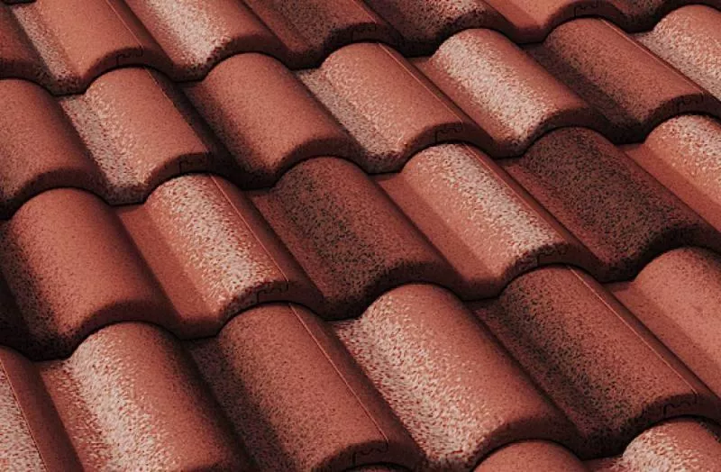 Цементно-песчаная минеральная черепица Braas Адриа красная купить в екатеринбурге