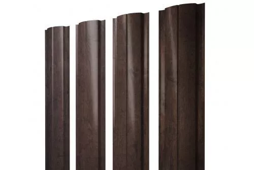 Штакетник Grand Line Slim Полукруглый 0,45 Print-double Elite Antique Wood Античный Дуб купить в екатеринбурге