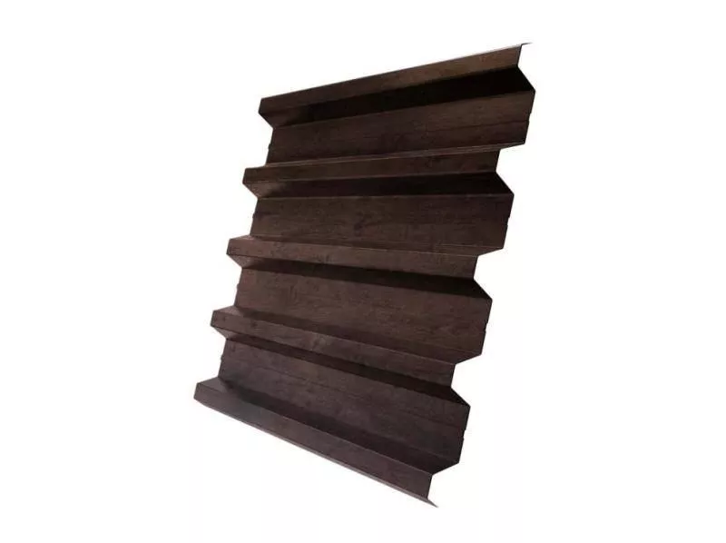 Профнастил Grand Line Н60 R Print-double Elite 0,45 мм  Antique Wood Античный Дуб купить в екатеринбурге