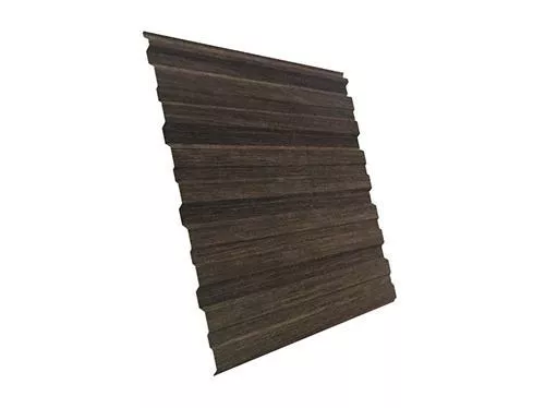 Профнастил Grand Line С10 A Print-double Elite 0,45 мм Antique Wood Античный Дуб купить в екатеринбурге
