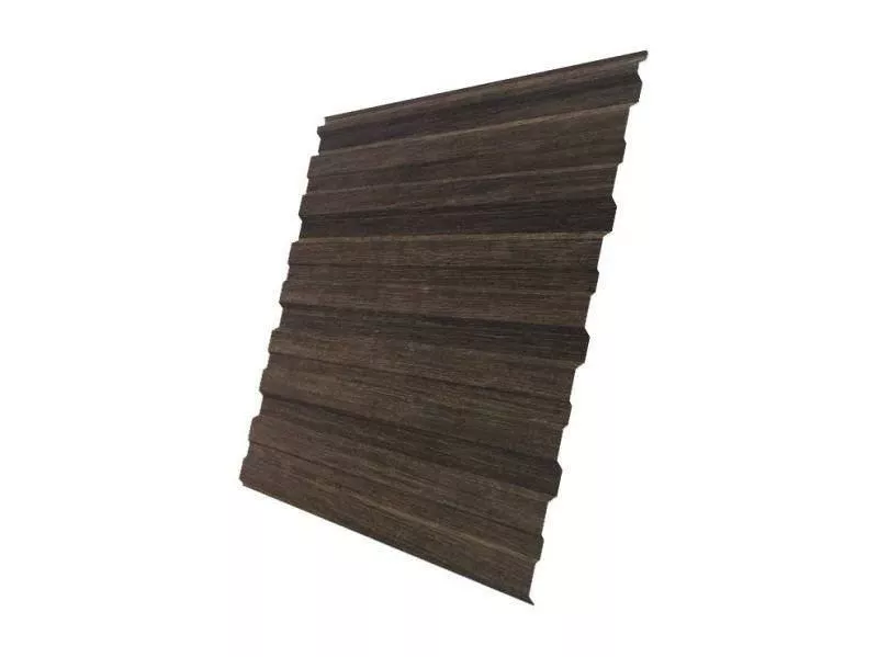Профнастил Grand Line С10 R Print-double Elite 0,45 мм Antique Wood Античный Дуб купить в екатеринбурге