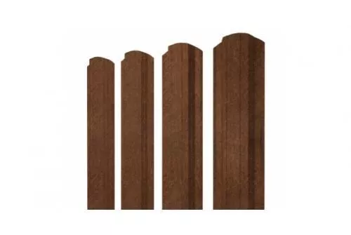 Штакетник Grand Line Прямоугольный фигурный 0,45 Print-double Elite Antique Wood Античный дуб купить в екатеринбурге