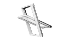 APY C2A B1500 PLUS Окно двухкамерное (ручка снизу) ПВХ Комфорт 55х78см Rooflite. Цена: 49121 руб. Артикул: 48270