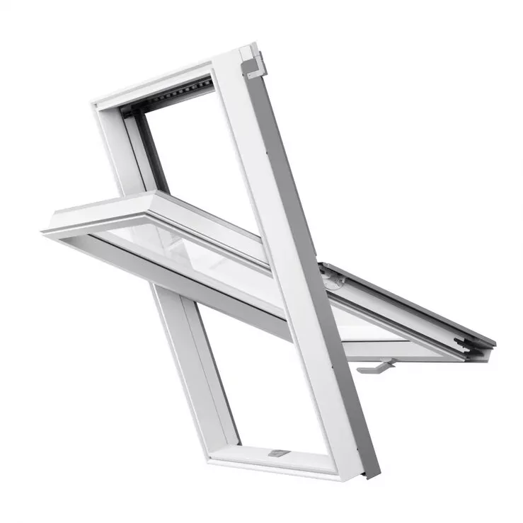 APY M4A B1500 PLUS Окно двухкамерное (ручка снизу) ПВХ Комфорт 78х98см Rooflite купить в екатеринбурге