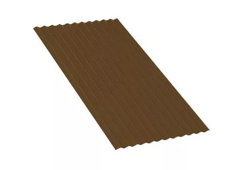 Профнастил МП18 A PURMAN 0,5 мм Argillite Медный металлик купить в екатеринбурге
