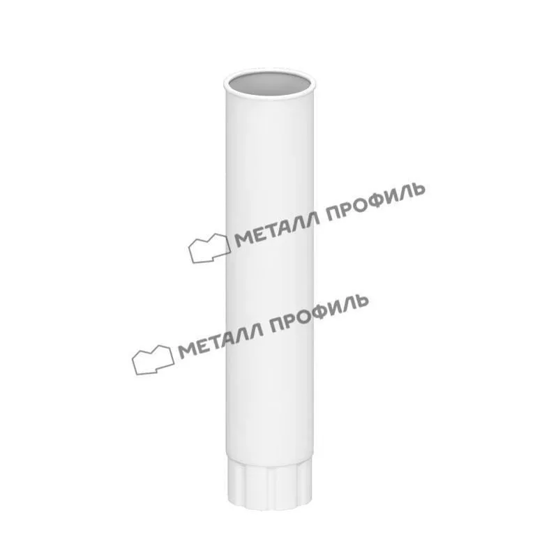 Труба соединительная Металл Профиль Престиж D100х1000 RAL 9005 Черный темный купить в екатеринбурге