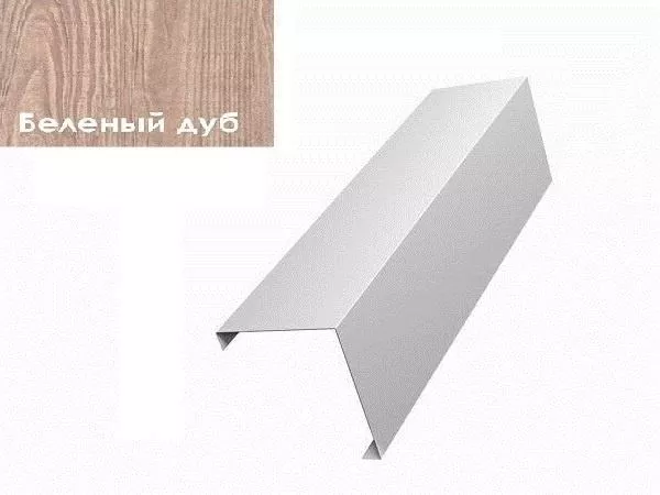 Декоративная накладка на столб угловая жалюзи Milan,Tokyo 0,45 Print Elite White Wood GL купить в екатеринбурге