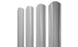 Штакетник Grand Line Slim Полукруглый фигурный 0,5 Satin RAL 9006 Бело-алюминиевый. Цена: 105 руб. Артикул: Slim_Fig_087