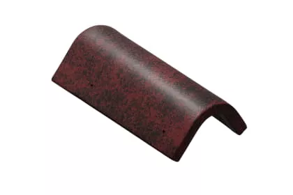 Боковая цементно-песчаная черепица универсальная, цвет магма купить в екатеринбурге