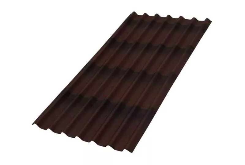 Черепица Ондулин 1950х950 мм, коричневая купить в екатеринбурге