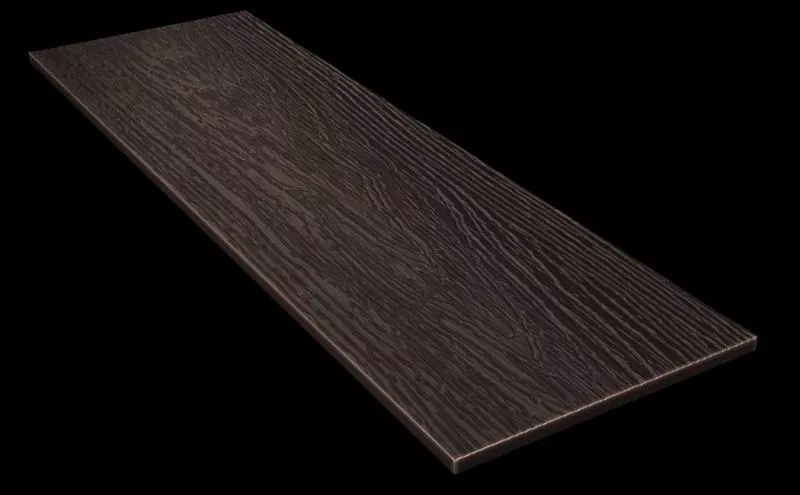Фибросайдинг DECOVER 3600x190x8мм Brown RAL 8019 Темно-коричневый купить в екатеринбурге