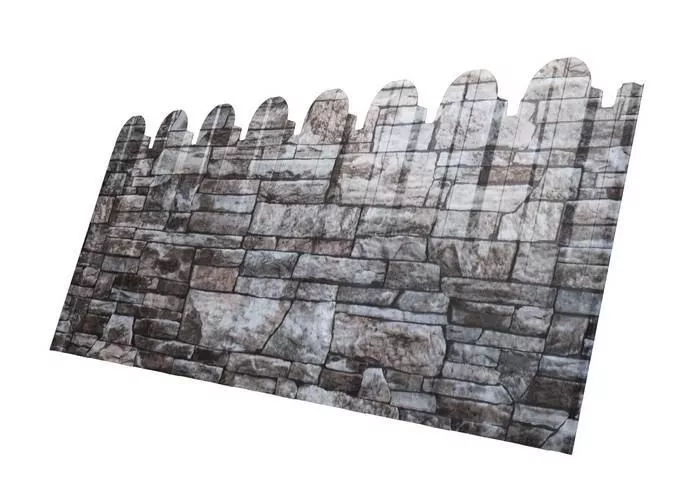 Профнастил C10 B для забора фигурный Grand Line Print Elite 0,45 мм с пленкой Fine Stone Камень купить в екатеринбурге