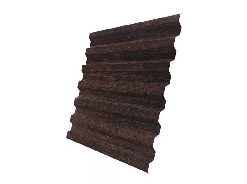 Профнастил Grand Line С21 R Print Elite 0,45 мм Cherry Wood Бразильская вишня купить в екатеринбурге