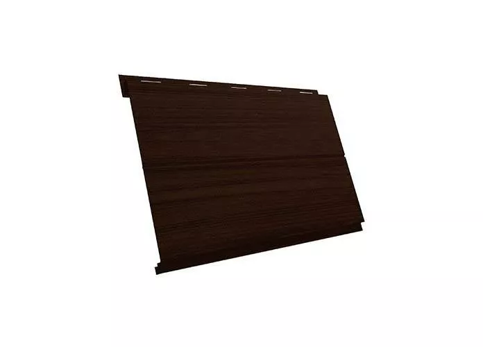 Металлический сайдинг Grand Line Вертикаль Line Print Elite Шоколадное дерево купить в екатеринбурге