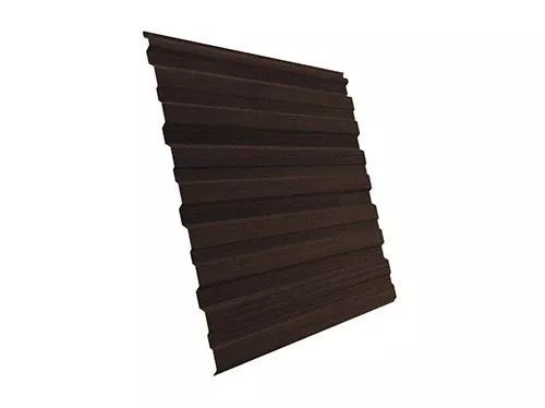 Профнастил Grand Line С10 A Print Elite 0,45 мм Choco Wood Шоколадное дерево купить в екатеринбурге