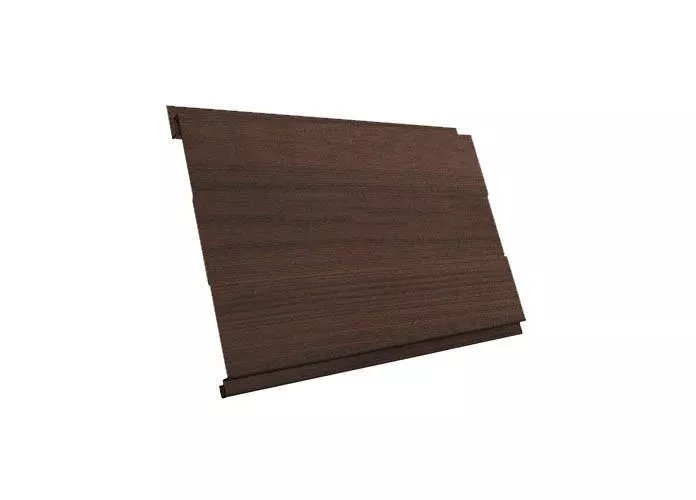 Металлический сайдинг Grand Line Вертикаль Prof Print Elite Шоколадное дерево купить в екатеринбурге