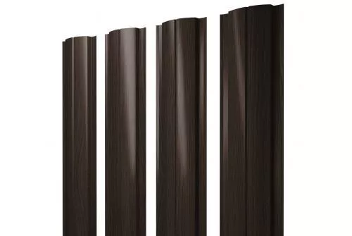 Штакетник Grand Line Slim Полукруглый 0,45 Print Elite Coffee Wood Кофейное дерево купить в екатеринбурге