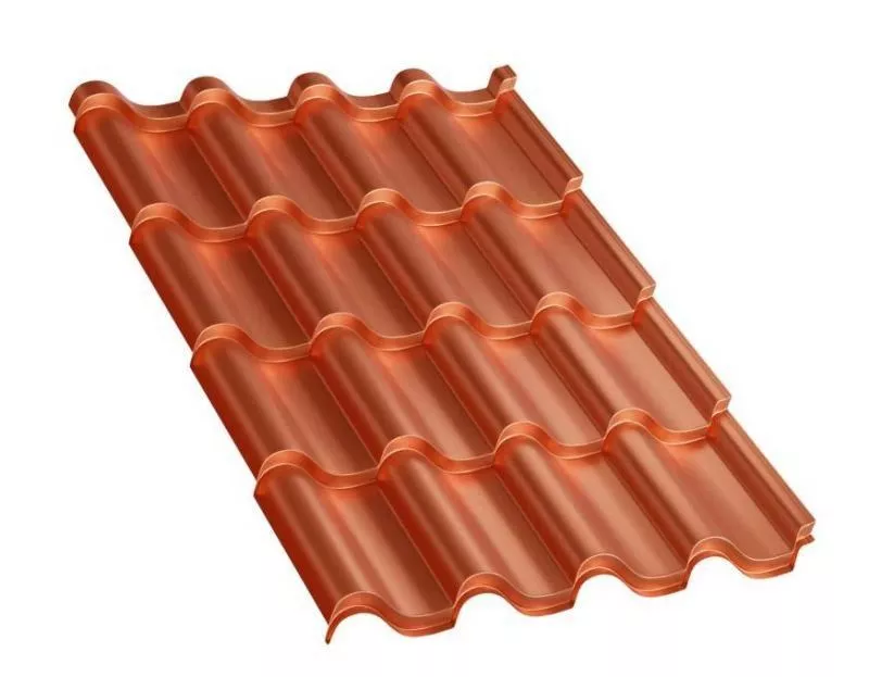 Металлочерепица Монтерроса-SL AGNETA 0.5 мм Copper медь купить в екатеринбурге