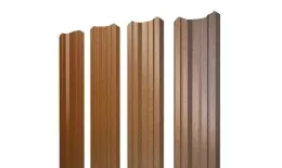 Штакетник Grand Line М-образный А 0,5 Quarzit Cuprum Steel Медь. Артикул: M_68