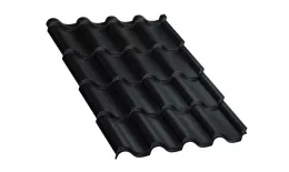 Металлочерепица Монтерроса-ML VALORI 0.5 мм DarkGrey Темно-серый. Цена: 721 руб. Артикул: monter_valori-dgreyml