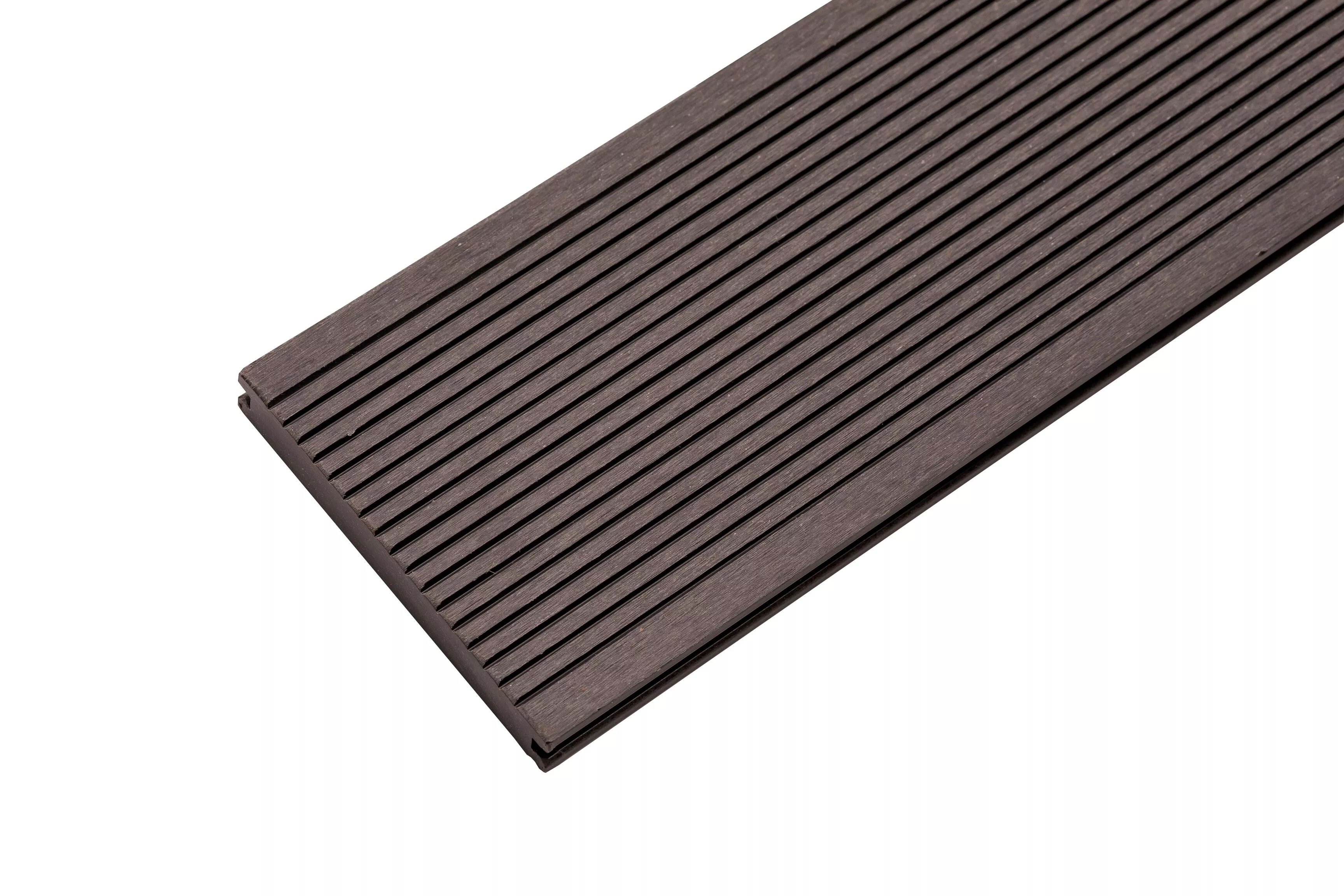Доска террасная МПК полнотелая с пазом брашир с тиснением кофе 150х18х3000мм Мастодек купить в екатеринбурге