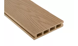 Доска террасная МПК пустотелая с пазом брашир с тиснением бежевый 140х25х3000мм Мастодек. Цена: 692 руб. Артикул: 49046