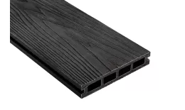 Доска террасная МПК пустотелая с пазом брашир с тиснением графит 140х25х3000мм Мастодек. Цена: 594 руб. Артикул: 49048