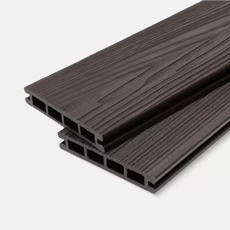 Доска террасная МПК пустотелая с пазом брашир с тиснением кофе 150х18х3000мм Мастодек купить в екатеринбурге