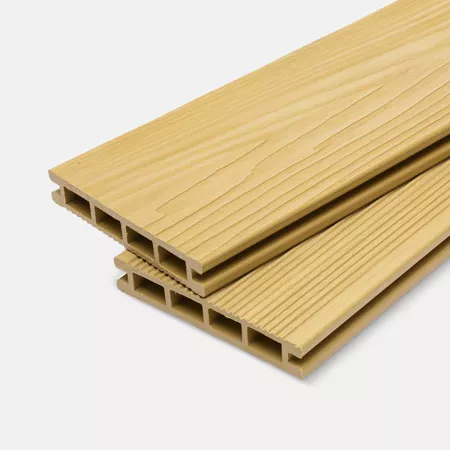 Доска террасная МПК пустотелая с пазом брашир с тиснением песочный 140х25х3000мм Мастодек купить в екатеринбурге