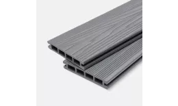 Доска террасная МПК пустотелая с пазом брашир с тиснением серый 140х25х3000мм Мастодек. Цена: 692 руб. Артикул: 49049