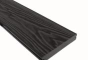 Доска террасная ТЕРРАпол полнотелая с пазом СМАРТ 3D Черное дерево 130х24х3000мм – Купить оптом и в розницу