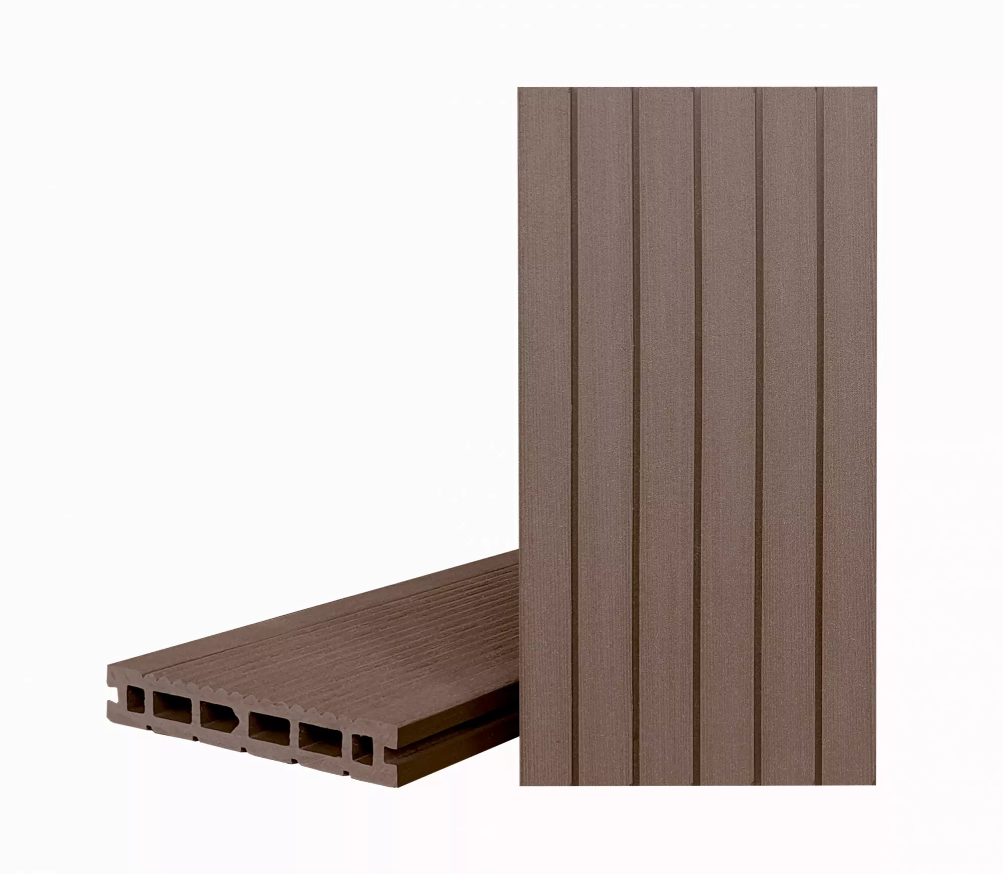 Доска террасная ТЕРРАпол пустотелая с пазом КЛАССИК Патио Тик Киото 147х24х4000мм купить в екатеринбурге