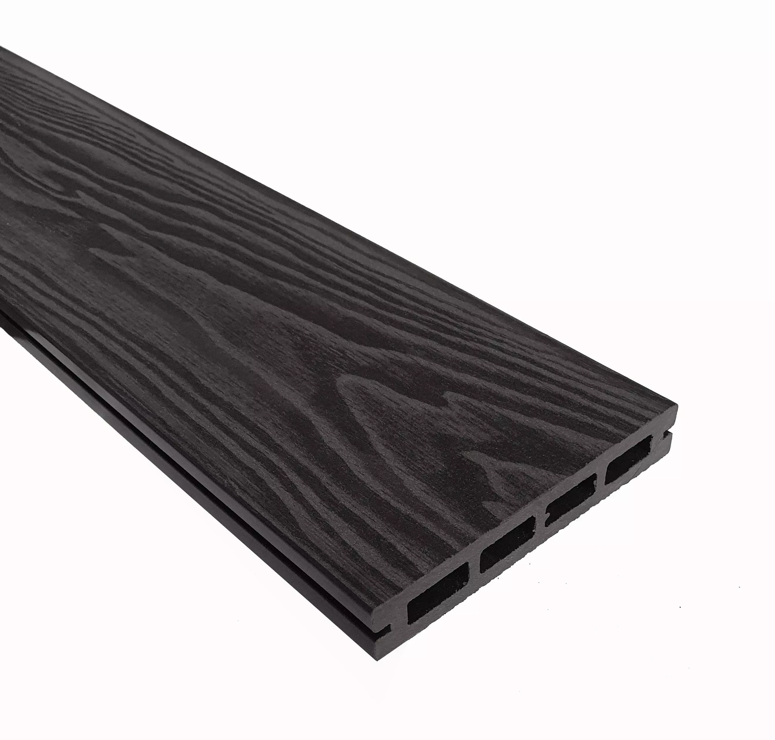 Доска террасная ТЕРРАпол пустотелая с пазом СМАРТ 3D Черное дерево 130х22х4000мм купить в екатеринбурге