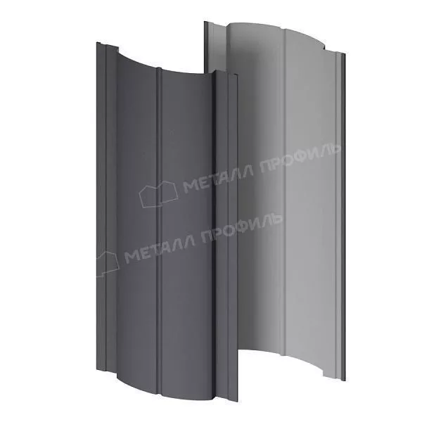 Штакетник металлический МЕТАЛЛ ПРОФИЛЬ Э-118-Т (VALORI-20-Grey-0.5) купить в екатеринбурге