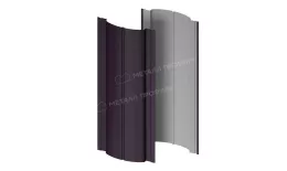 Штакетник металлический МЕТАЛЛ ПРОФИЛЬ Э-118-Т (VALORI-20-Violet-0.5). Артикул: 46649