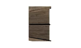 Металлический сайдинг Grand Line ЭкоБрус Gofr Print Elite Nordic Wood 0,45 мм. Артикул: GrandLine-MS87_6_1