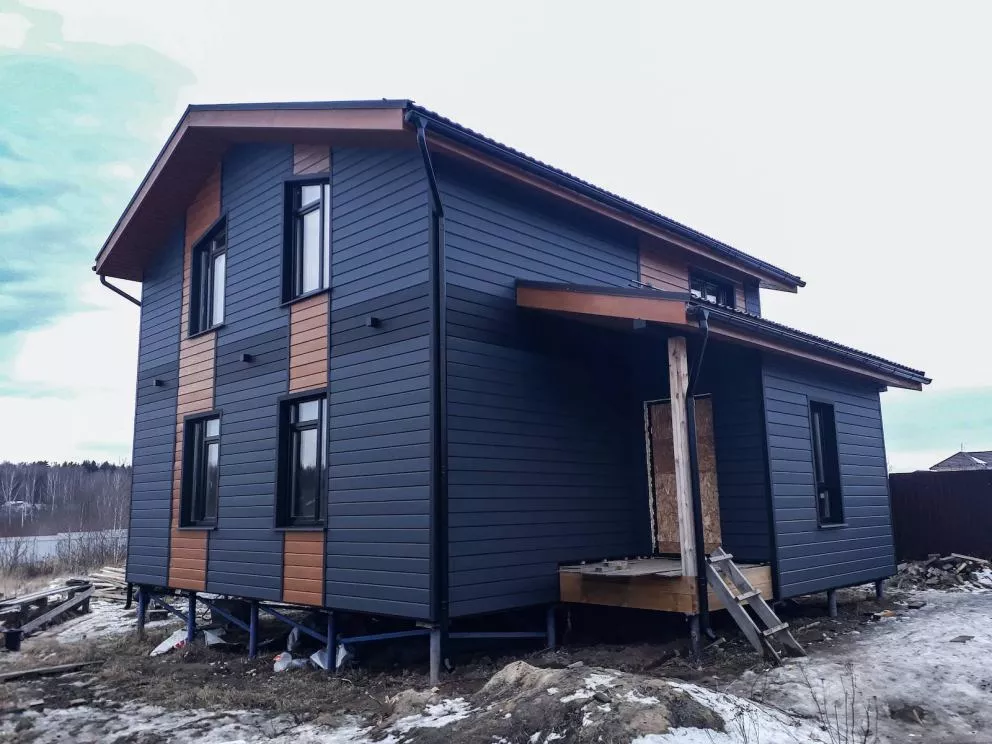 ЭкоБрус 0,345 Grand Line 0,45 Drap ST RAL 9005 черный купить в екатеринбурге