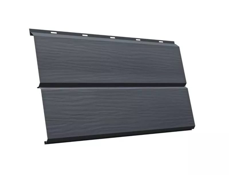 ЭкоБрус 3D 0,345 Grand Line 0,45 Drap TwinColor с пленкой RAL 7024 мокрый асфальт купить в екатеринбурге