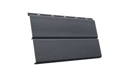 ЭкоБрус 3D 0,345 Grand Line 0,45 Drap-double TX с пленкой RAL 7024 мокрый асфальт. Артикул: 40799
