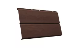 ЭкоБрус 3D 0,345 Grand Line 0,5 Satin Matt TX с пленкой RAL 8017 шоколад. Артикул: 41092