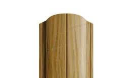 Штакетник металлический МЕТАЛЛ ПРОФИЛЬ ELLIPSE-O 19х126 (ECOSTEEL_T-12-Дуб-0.45). Цена: 1023 руб. Артикул: 39615