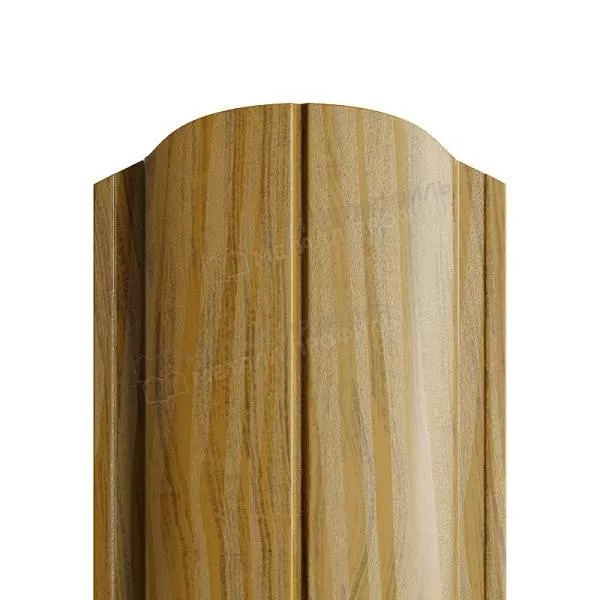 Штакетник металлический МЕТАЛЛ ПРОФИЛЬ ELLIPSE-T 19х126 (ECOSTEEL_T-12-Дуб-0.45) купить в екатеринбурге