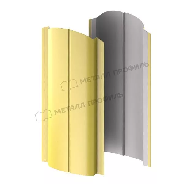 Штакетник металлический МЕТАЛЛ ПРОФИЛЬ ELLIPSE-O 19х126 NormanMP (ПЭ-01-1018-0.5) купить в екатеринбурге