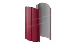 Штакетник металлический МЕТАЛЛ ПРОФИЛЬ ELLIPSE-O 19х126 (ПЭ-01-3005-0.5). Артикул: 39779