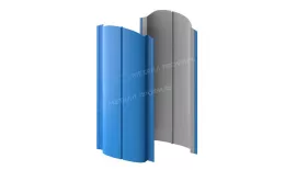 Штакетник металлический МЕТАЛЛ ПРОФИЛЬ ELLIPSE-O 19х126 NormanMP (ПЭ-01-5015-0.5). Цена: 1042 руб. Артикул: 39648