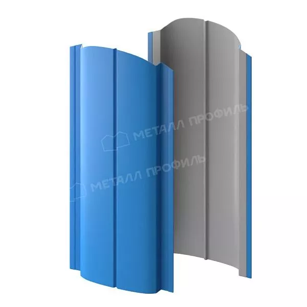 Штакетник металлический МЕТАЛЛ ПРОФИЛЬ TRAPEZE-T 16,5х118 NormanMP (ПЭ-01-5015-0.5) купить в екатеринбурге