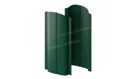 Штакетник металлический МЕТАЛЛ ПРОФИЛЬ ELLIPSE-O 19х126 (ПЭД-01-6005\6005-0.45). Цена: 1069 руб. Артикул: 39470